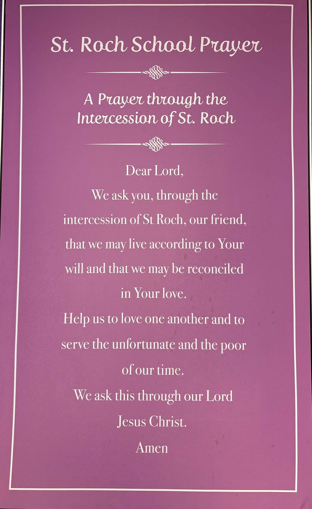 School Prayer graphic