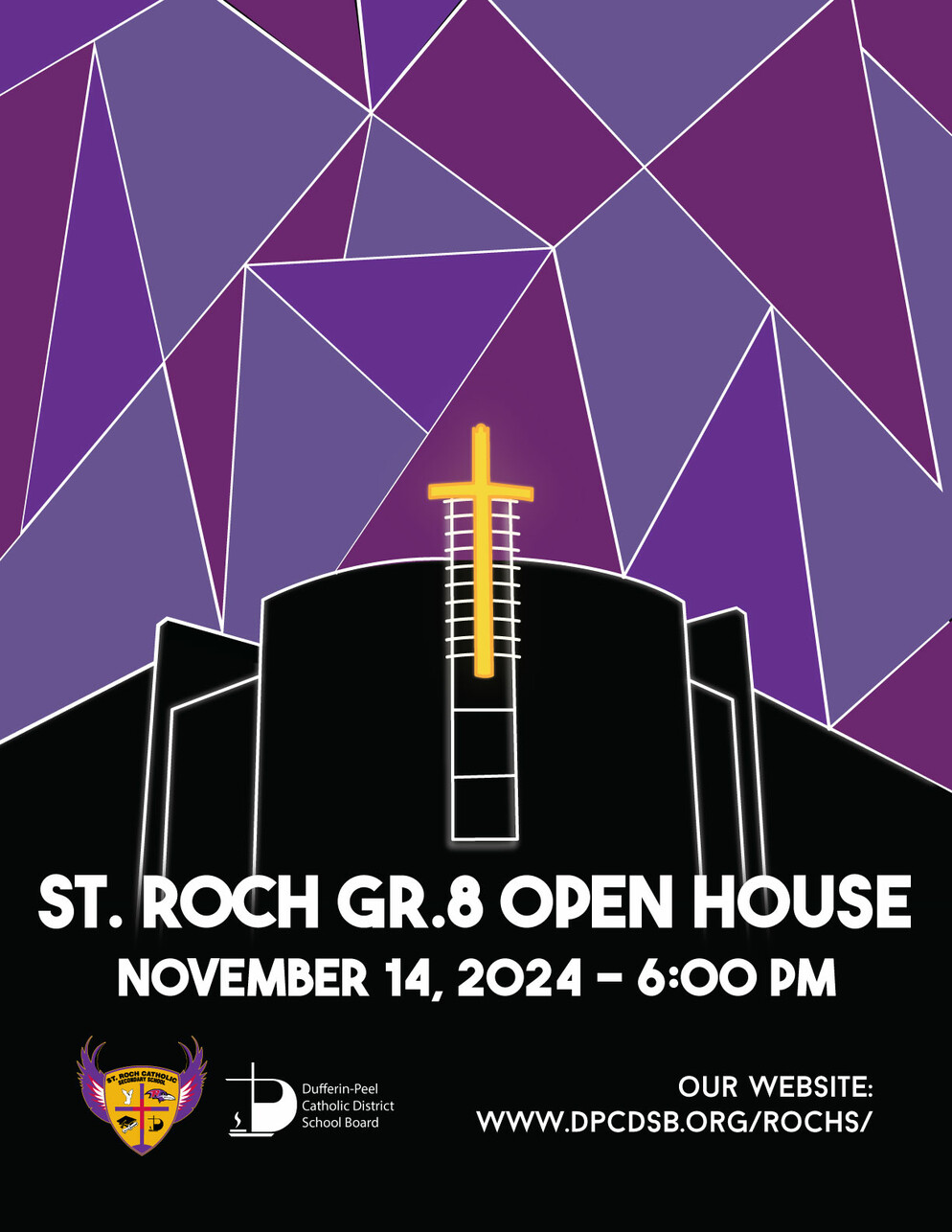 Grade 8 Open House Poster